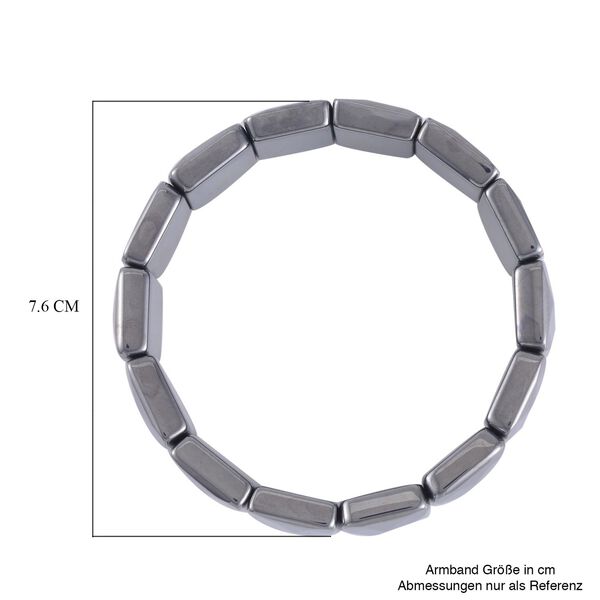 Flexibles Terahertz-Armband mit Diamantschliff-Muster - 230 ct. image number 4