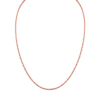 Kette, 60cm, 925 Silber ros&eacute;vergoldet