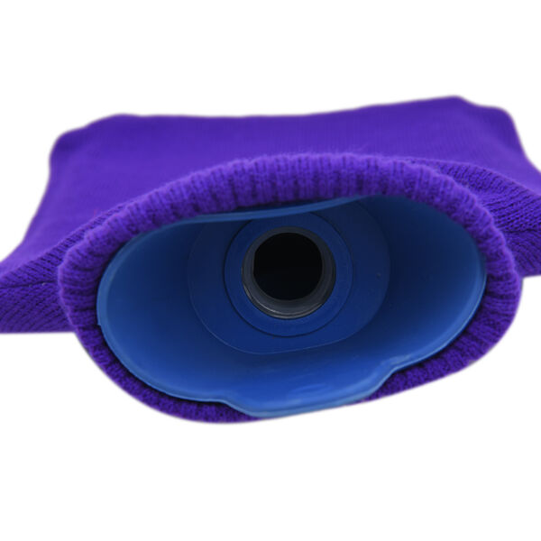 2er-Set W&auml;rmflasche mit Strickbezug, 2000ml und 1 Paar rutschfeste Haus Socken mit Sherpa Futter, Einheitsgr&ouml;&szlig;e 18x32 cm&nbsp; image number 4