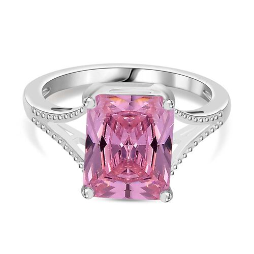 Rosa Zirkonia Ring image number 0