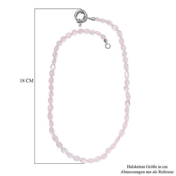 Rosenquarz Halskette, 45 cm - 85 ct. image number 6