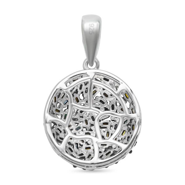 Mehrfarbiger Diamant-Cluster-Anh&auml;nger - 0,50 ct. image number 5