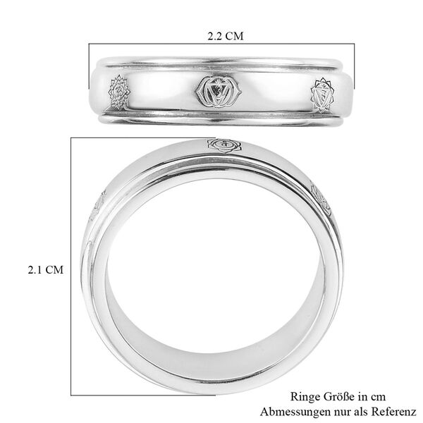 7 Chakra Anti-Stress Spinning Ring image number 7