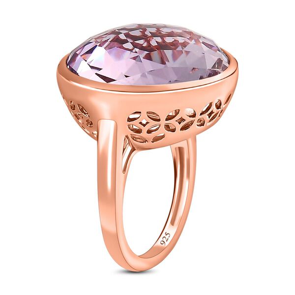 Rose De France Amethyst Ring - 23,09 ct. image number 5