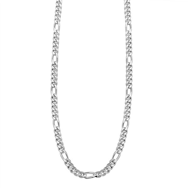 Italienische Figarokette, 925 Silber, ca. 56 cm, ca. 29,49g