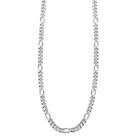 Italienische Figarokette, 925 Silber, ca. 56 cm, ca. 29,49g