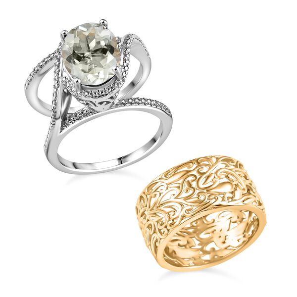 Prasiolith Ring - 5,51 ct. image number 4