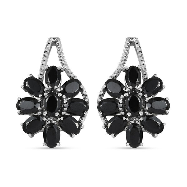 Schwarzes Spinell-Schmuckset - 34,73 ct. image number 10