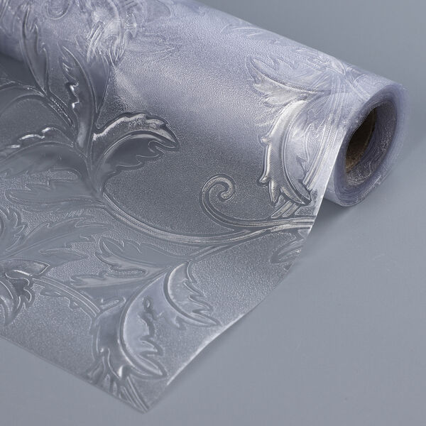 Privacy Fensterfolie, Statisch haftende, 90x185 cm, Hibiskusblüte image number 2