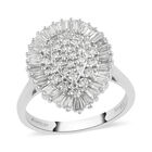 RHAPSODY Diamant-Ring, VS E-F, 950 Platin  ca. 1,08 ct image number 0