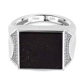 D'Joy Shungit und Topas Ring - 25,32 ct.