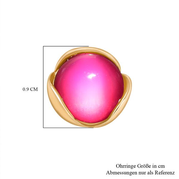 Ohrringe 925 Silber 750 Gelb Vergoldet ca. 3,12 ct. image number 5