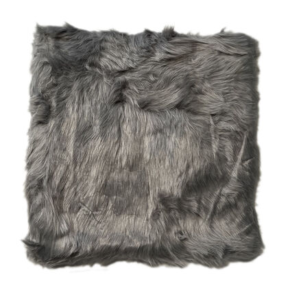 faux fur cushion cover 2pcs  faux fur ,100% acrylic,  backside suede,1600gsm, 800g/pr