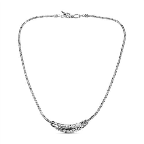 Royal Bali Kollektion - schlichte Halskette in Silber, 45 cm - 24,60g image number 0