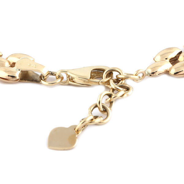 Italienische Panther Armband ca. 19 cm mit 2.54 cm Extender 375 Gelbgold ca. 4,30g image number 1