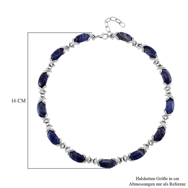 Sodalith 45+5cm Halskette - 250 ct. image number 6