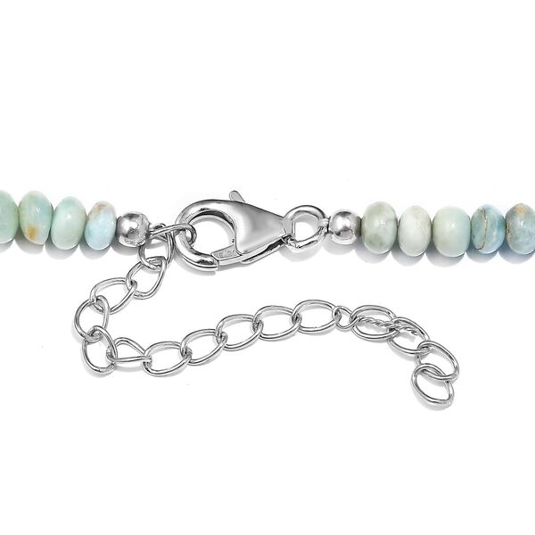 Natürliche, grüne Larimar Halskette, 45 cm - 120 ct. image number 4