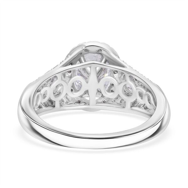 LUXURIANT SGL zertifizierter VS-GH Labor Diamant Ring in 950 Platin - 2 ct. image number 4