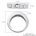 88 Facetten Moissanit-Ring, 925 Silber platiniert  ca. 1,61 ct image number 5