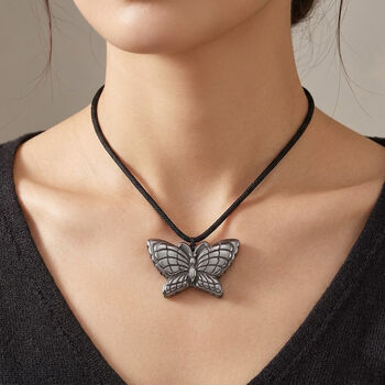 Terahertz Halskette, Schmetterling ca. 71 cm, ca. 100.00 ct