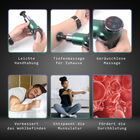 Mini-Muskel-Massage-Pistole mit 4 Massageköpfen, 32 Stärken, Grün image number 5