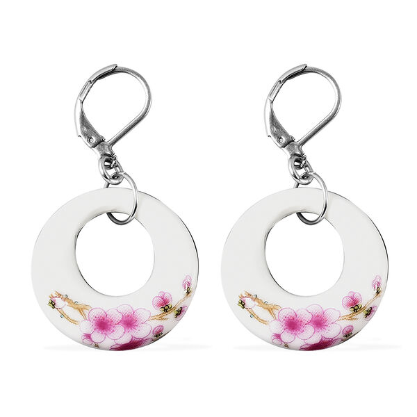 Ceramic Ohrh&auml;nger in Edelstahl ca. 23,50 ct&nbsp; image number 3