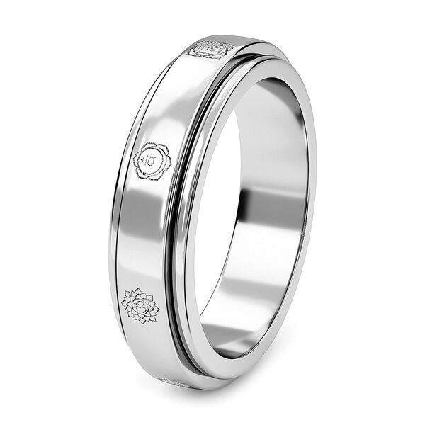 7 Chakra Anti-Stress Spinning Ring image number 5