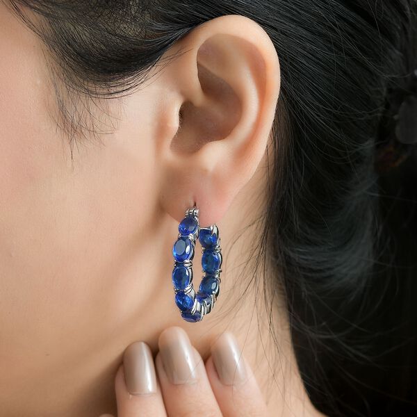 Ceylonfarbene Quarz-Ohrringe - 16,13 ct. image number 3