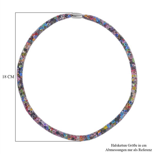 Mehrfarbiger Kristall Schmuckset Reines Messing image number 6