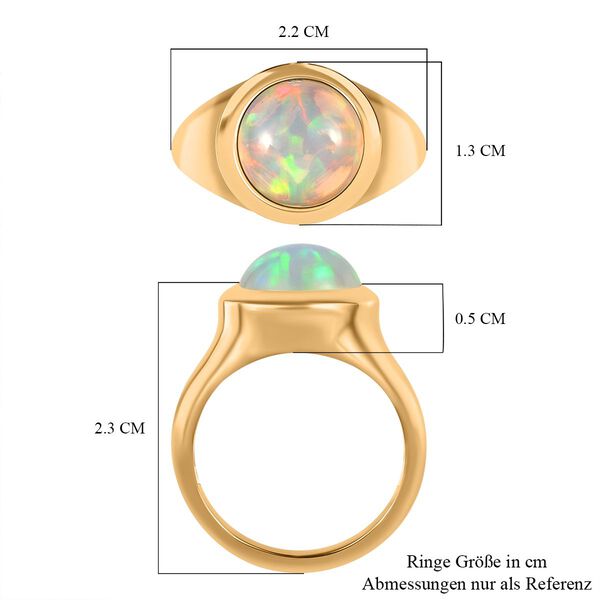 Nat&uuml;rlicher, &auml;thiopischer Welo Opal-Ring - 2,47 ct. image number 5