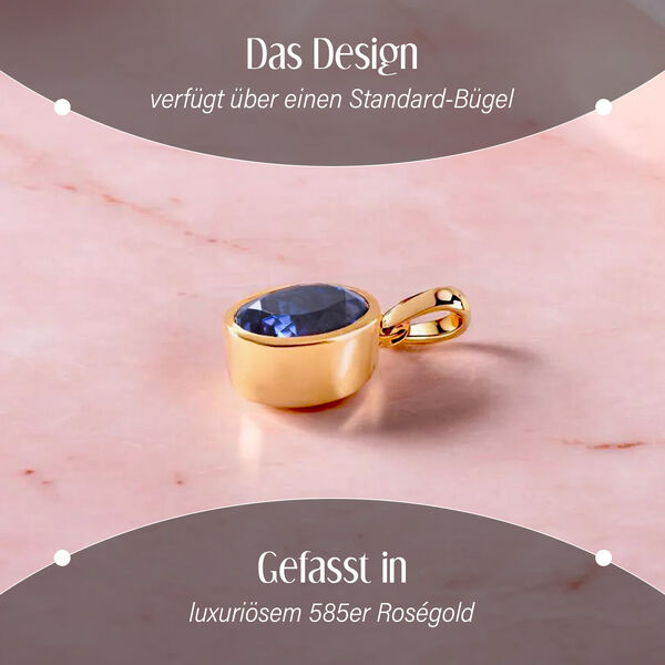 AA Tansanit Anh&auml;nger - 2,16 ct. image number 3