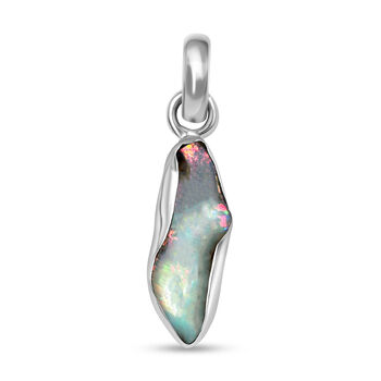 Nat&uuml;rlicher, &auml;thiopischer Welo Opal-Anh&auml;nger, 925 Silber ca. 4,68 ct