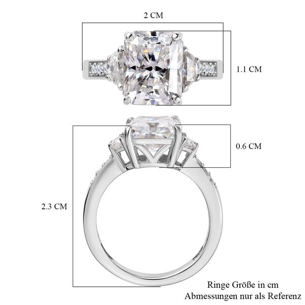 Moissanit Ring - 3,55 ct. image number 5