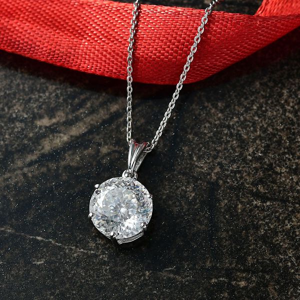 D'Joy Moissanit Anhänger mit 50cm Kette - 4 ct. image number 1