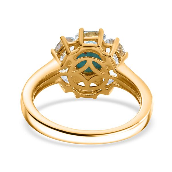 AAA Sleeping Beauty T&uuml;rkis und himmelblauer Topas Ring - 2,62 ct. image number 6