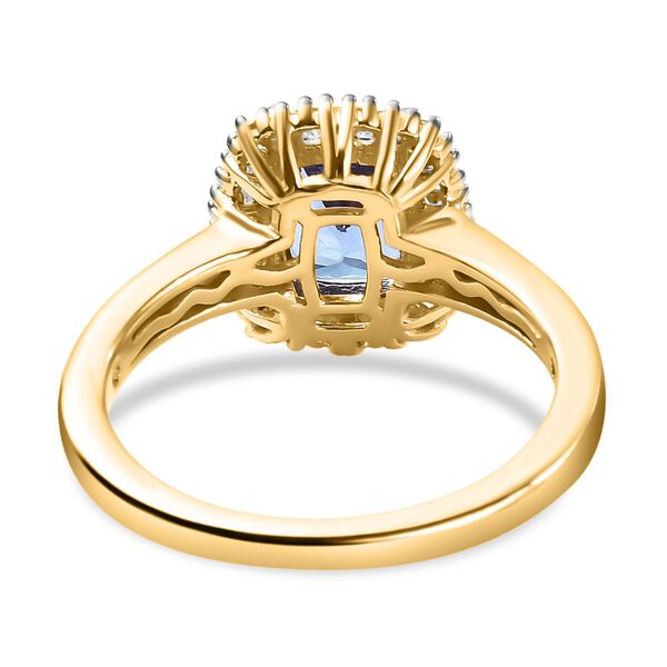 Tansanit und Diamant Ring - 1,88 ct. image number 6