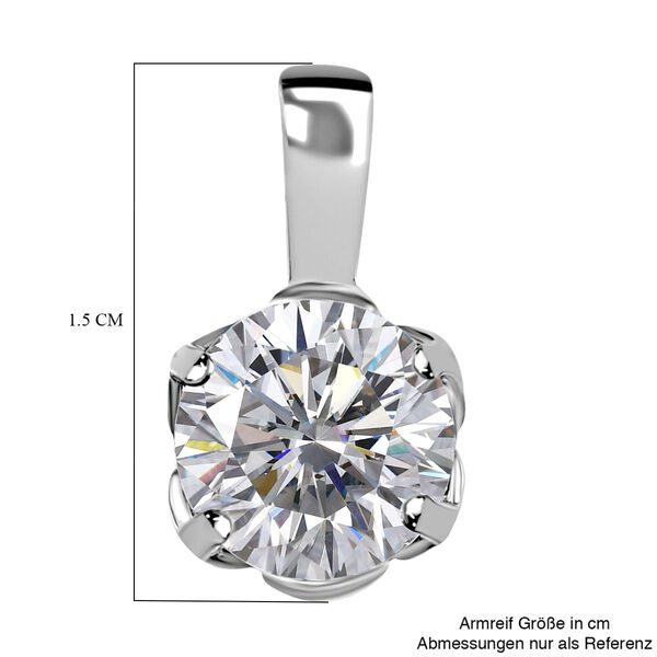 Moissanit Anhänger - 1,72 ct. image number 5