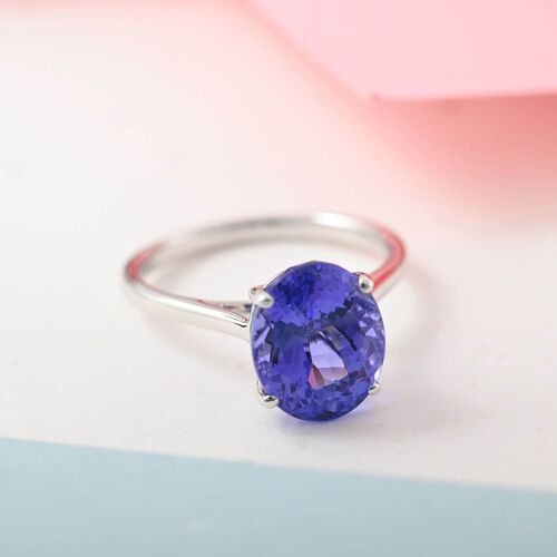ILIANA zertifiziert und geprüft AAA Tansanit Ring in 750 Weißgold - 2,75 ct. image number 1