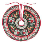 Weihnachtsbaum Rock, Weihnachtsmann, Schneemann und Rentier Muster, Durchmesser 100 cm
 image number 1