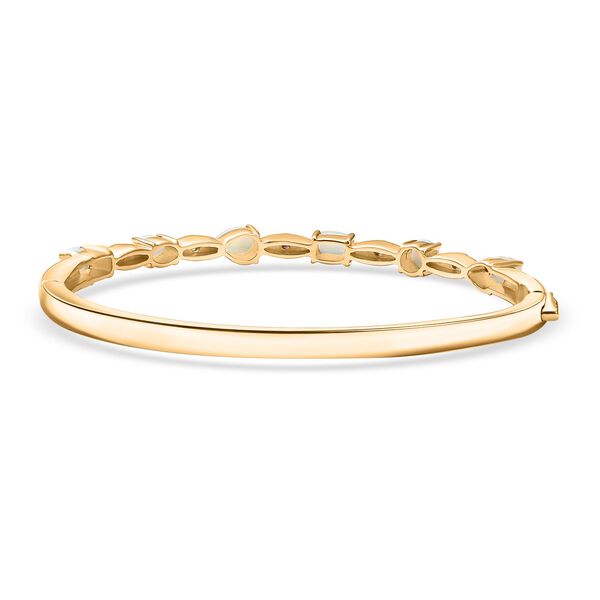 AA Nat&uuml;rlicher, &auml;thiopischer Welo Opal Armreif ca. 19 cm Nickelfreies Messing ca. 2.45 ct image number 5