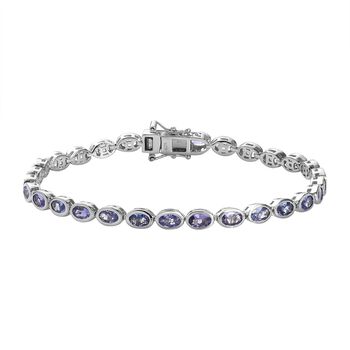 Tansanit Armband, 19 cm - 6,41 ct.