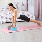 Yoga Block aus Eva-Schaum, Blau-Braun image number 1