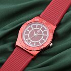 Strada - Moderne Uhr, wasserdicht, japanisches Uhrwerk, Rot image number 1