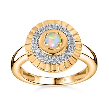 AA Nat&uuml;rlicher, &auml;thiopischer Welo Opal Ring, ca. 0,39 ct