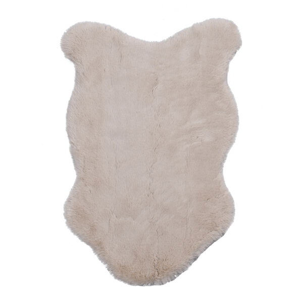 Premium Selektion: Superweicher Teppich aus langem Kunstfell, 60x90 cm, Hellbraun image number 2