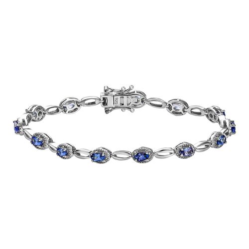Tansanit 19cm Armband - 3,38 ct. image number 0