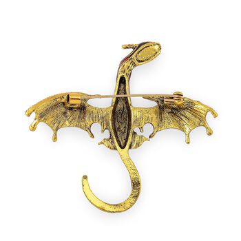 Mehrfarbiger Kristall Brosche emailliert