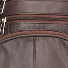 Crossbody Tasche aus 100% echtem Leder, Braun image number 5