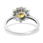 LUSTRO STELLA - Gelber Zirkonia Ring 925 Silber platiniert  ca. 1,85 ct image number 5