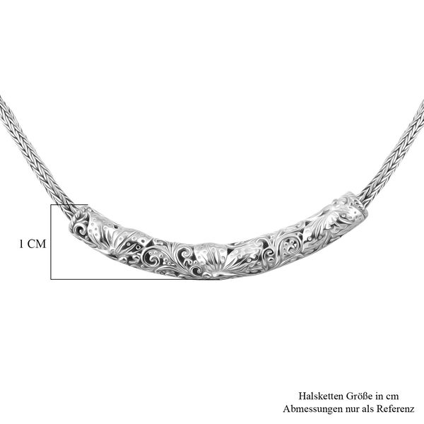 Royal Bali - 925 Silber Halskette, ca. 45 cm ca. 19,96g image number 4